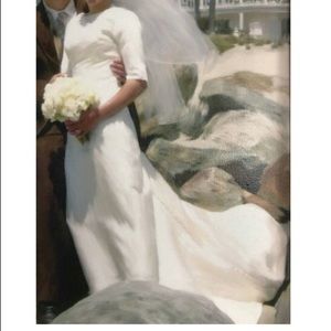 Pronovias Barcelona Wedding Dress Ivory Small/4